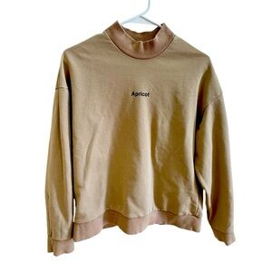 Apricot Beige Crew Neck Sweatshirt (Size unknown) Slight Mark